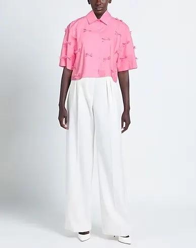 MSGM  |Casual Style Plain Cotton Short Sleeves Party Style