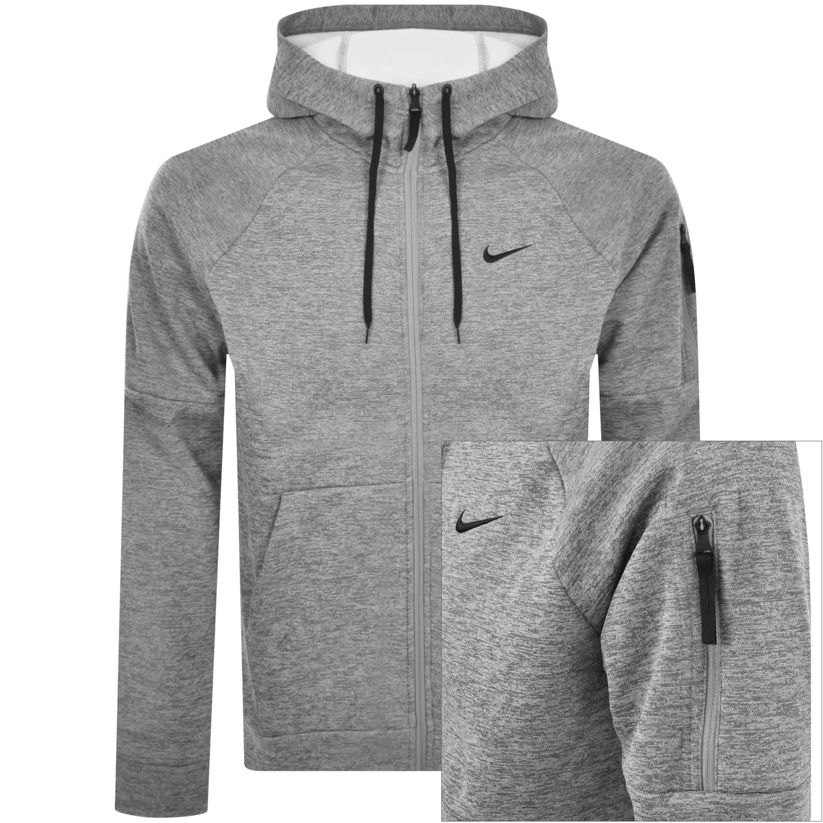 Nike Training Therma Fit Hoodie Grey