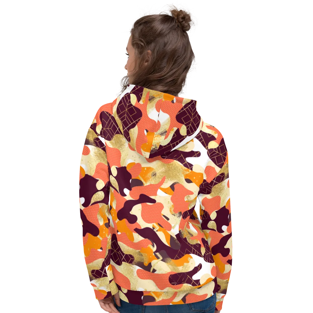 Orangesicle Camo SYLKKE Hoody