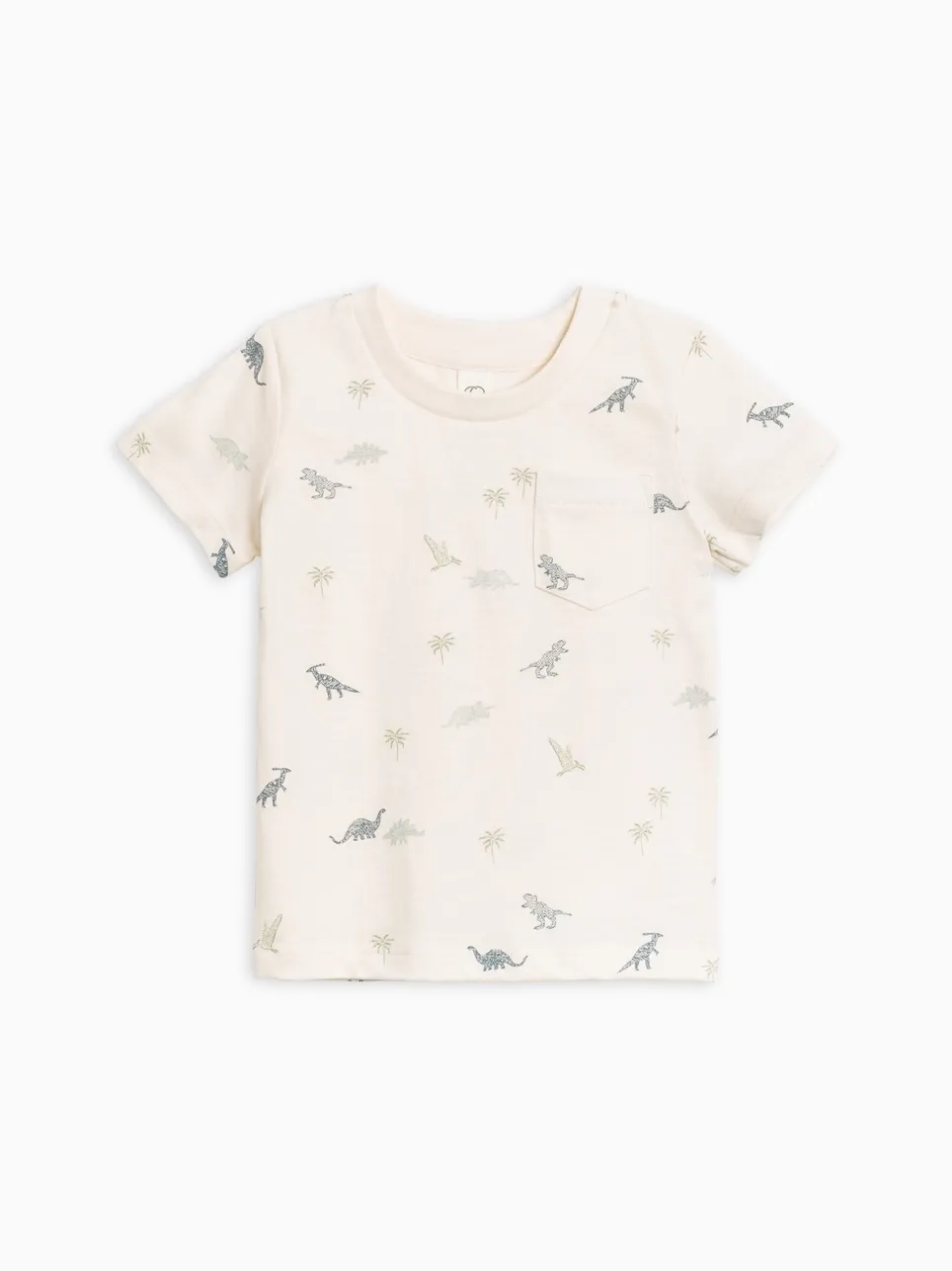 Organic S/S Everest Tee - Dino / Thyme