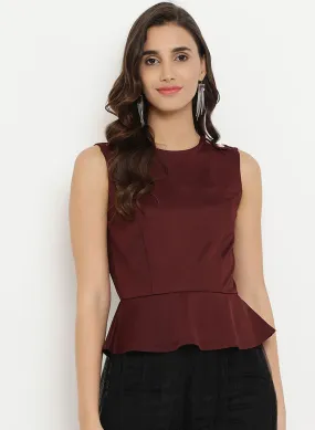 Paneled Peplum Top