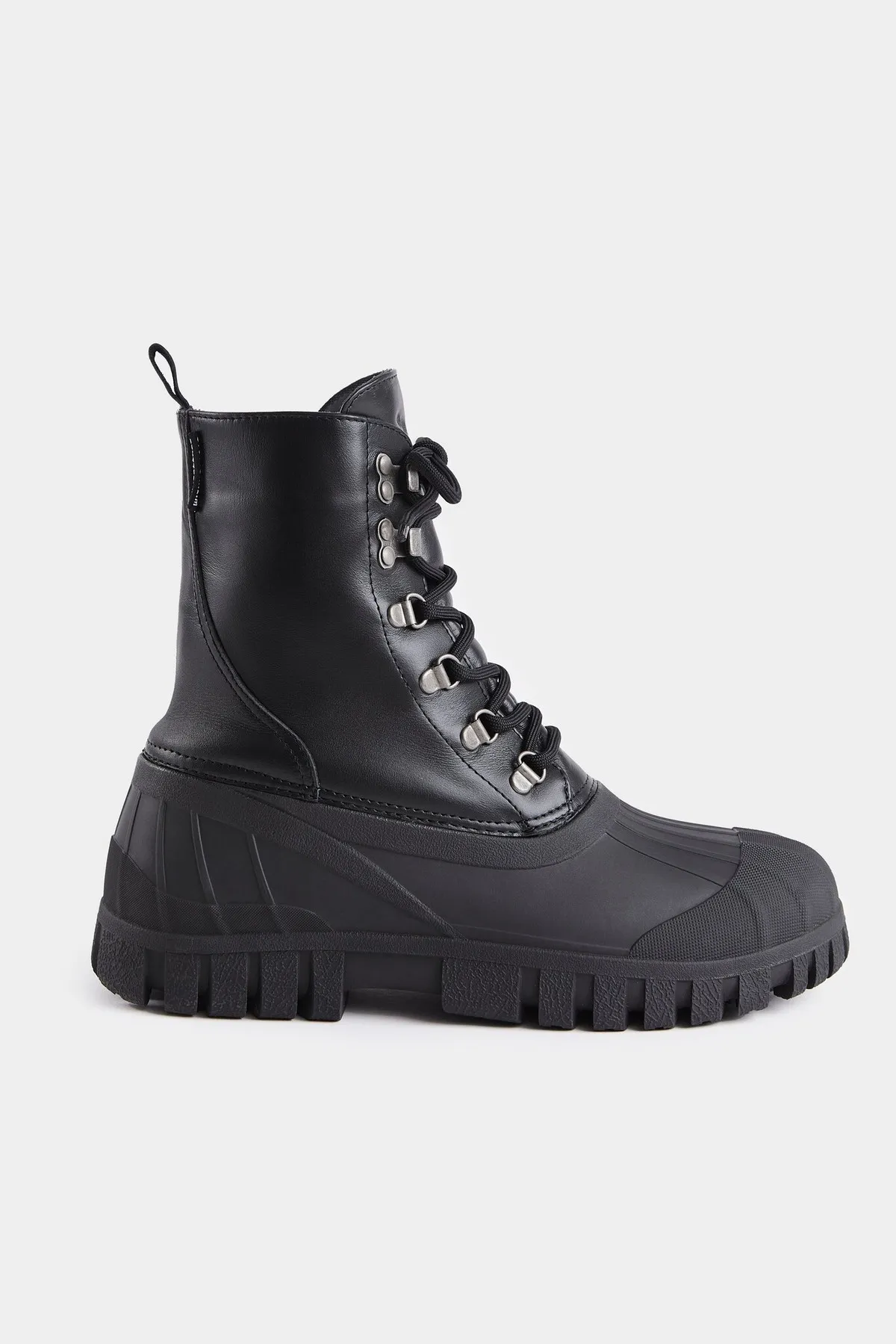 Patrol leather boots - Black