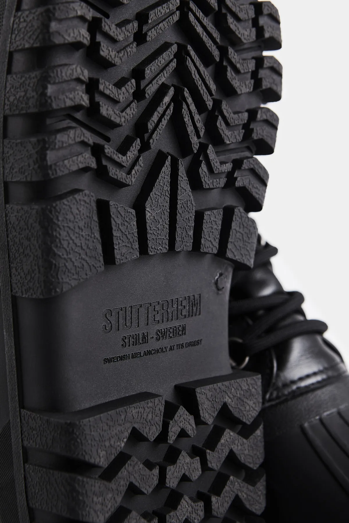 Patrol leather boots - Black