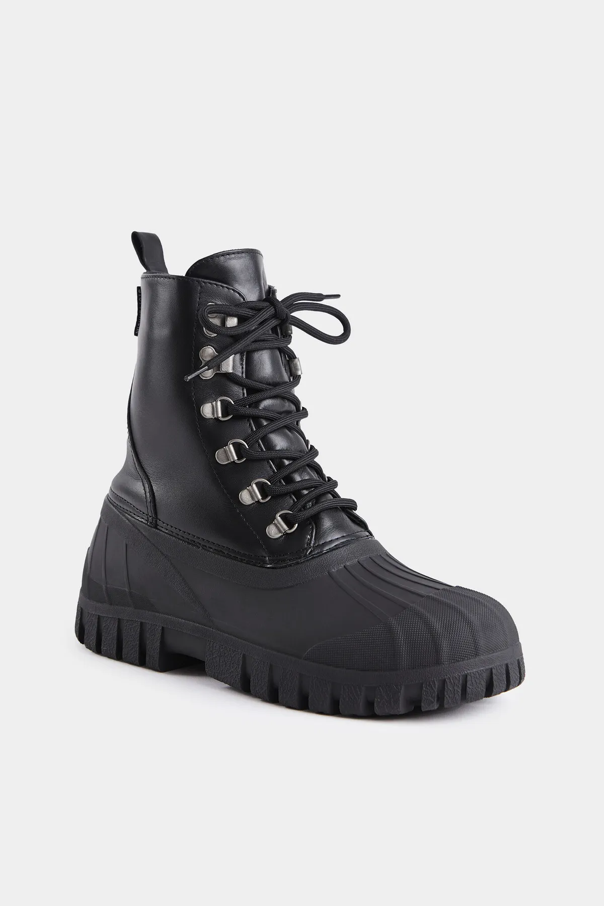 Patrol leather boots - Black