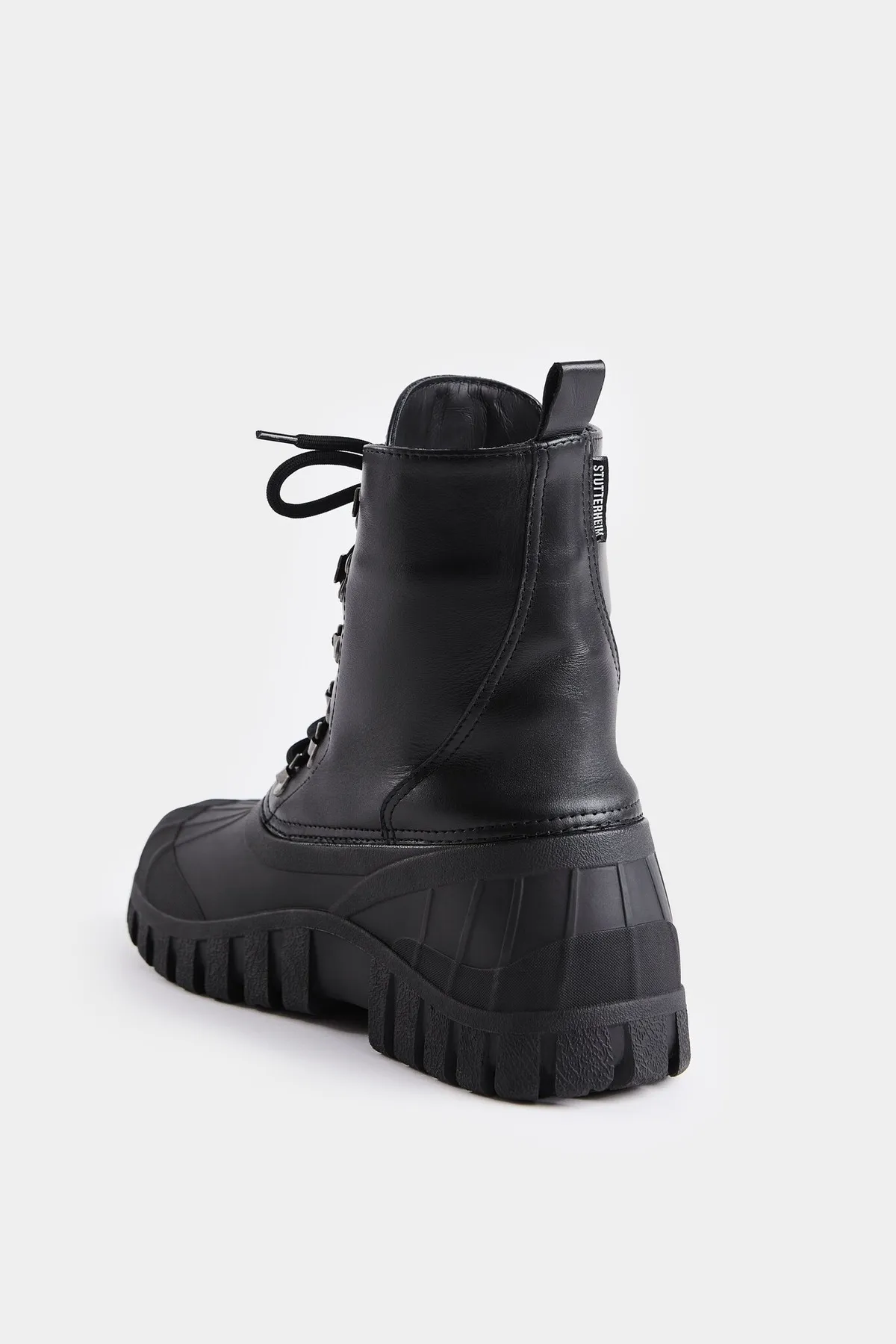 Patrol leather boots - Black