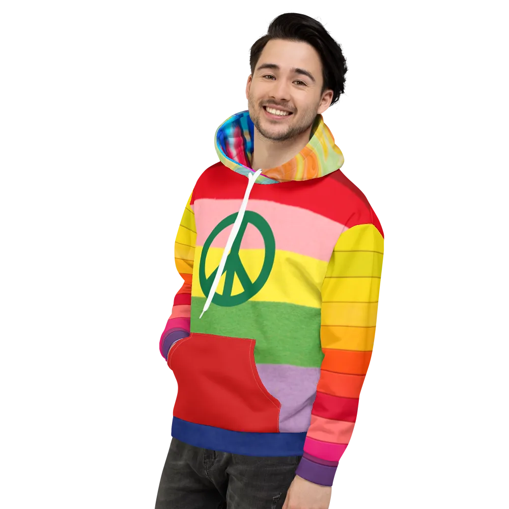 Peace Love & Rainbows Hoody