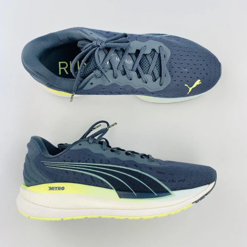 Puma Magnify Nitro - Second Hand Running shoes - Men's - Blue oil - 41 | Hardloop