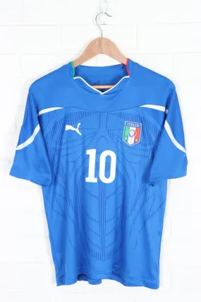 REPLICA Italy #10 De Rossi 2010-2012 PUMA Home Soccer Jersey (S-M)