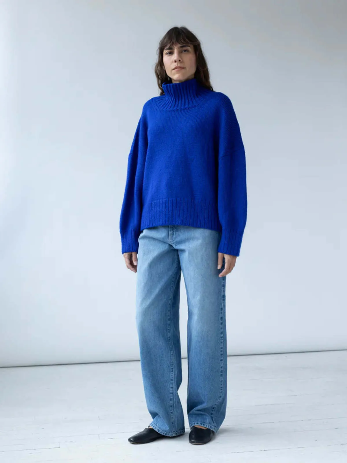 Rhys Sweater - Cobalt