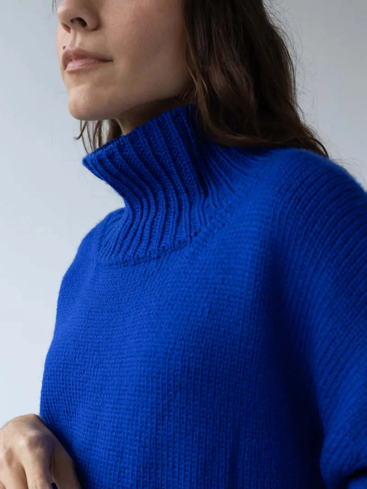 Rhys Sweater - Cobalt