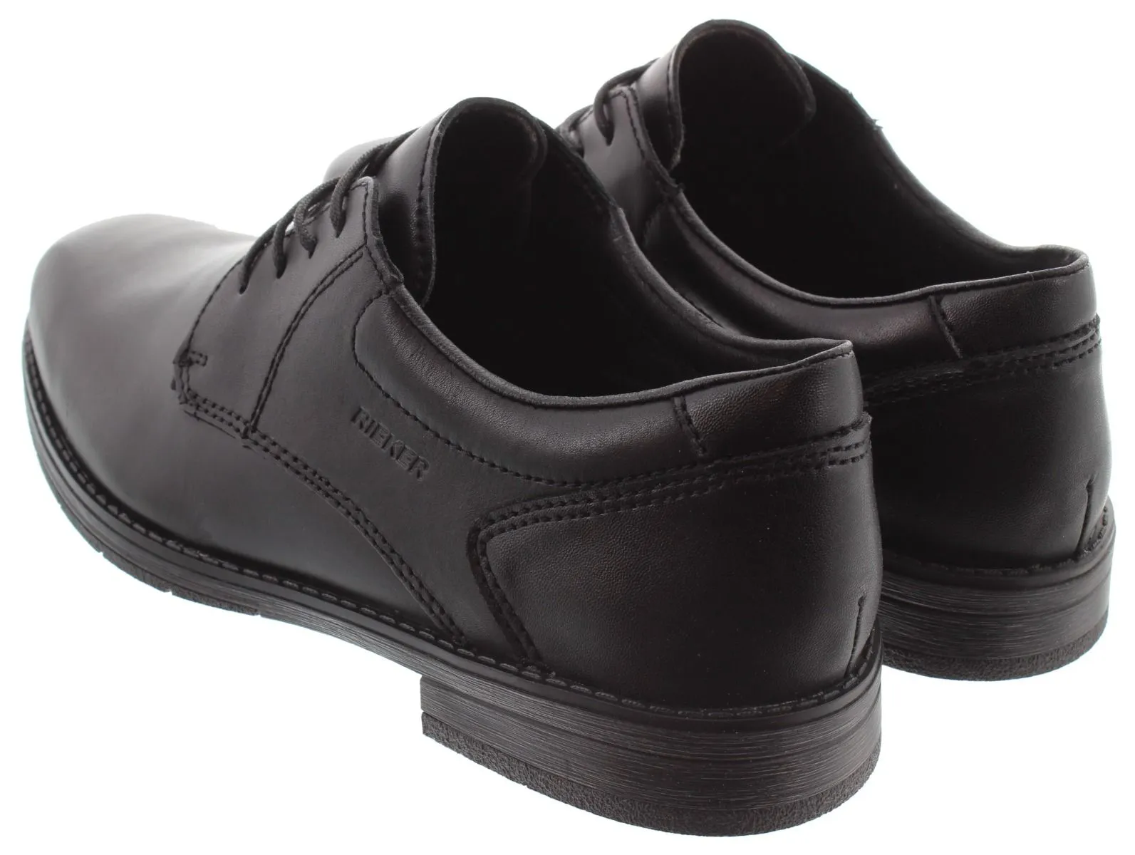 RIEKER Mens 10304 Lace Shoes In Black