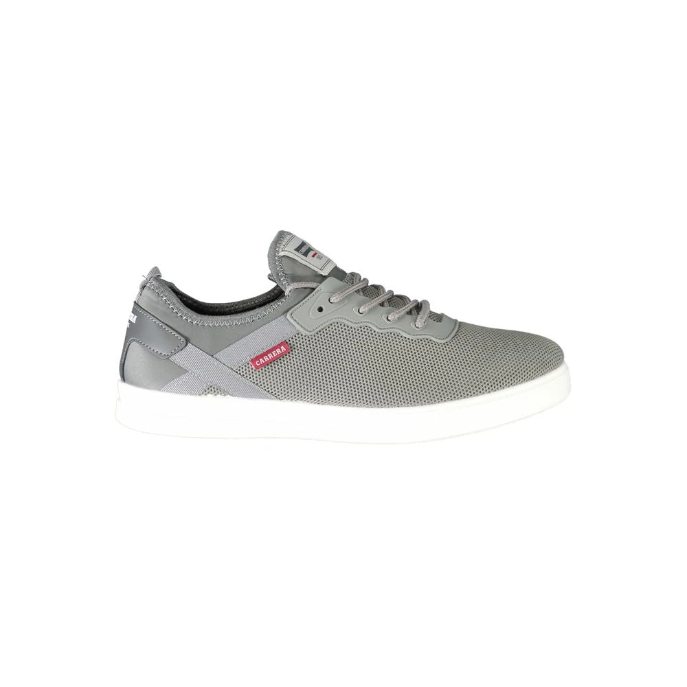 Sneaker in Poliestere Grigio con Lacci