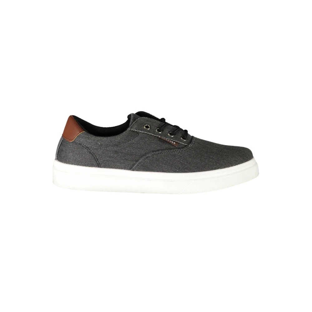 Sneaker in Poliestere Nero con Lacci