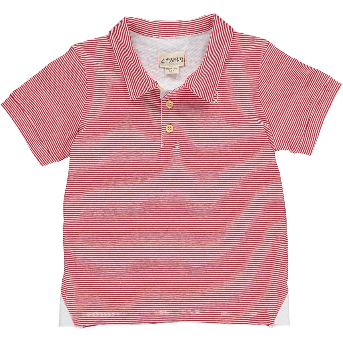 Starboard Polo - Red/White Stripe