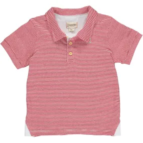 Starboard Polo - Red/White Stripe