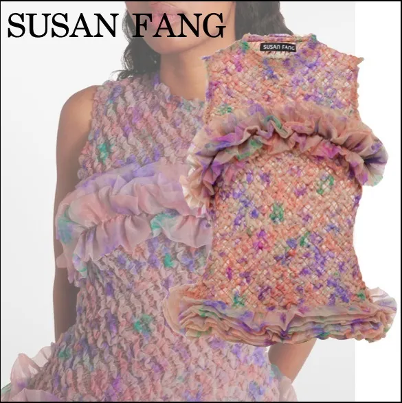 SUSAN FANG  |Sleeveless Party Style Elegant Style Formal Style