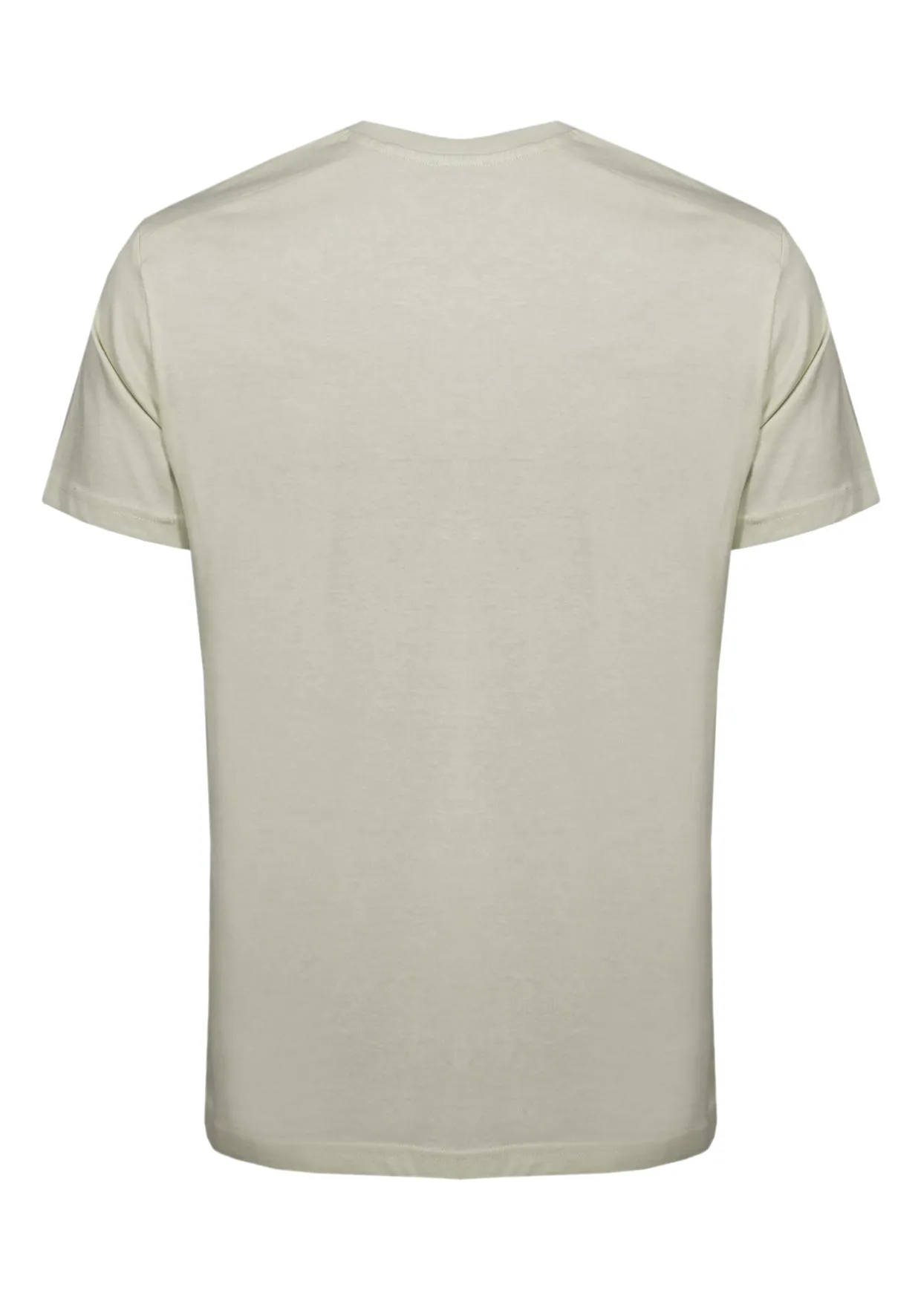 T-shirt mezza manica con bottoni coperti