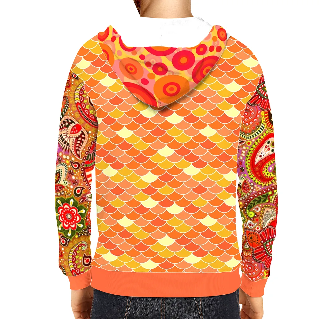 Tangerine Kiss Unisex Pullover Hoody