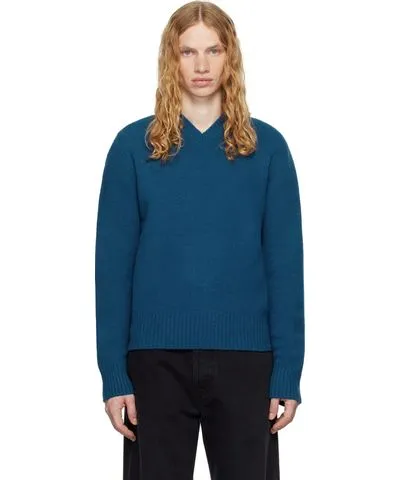 The Row Blue Nigel Sweater