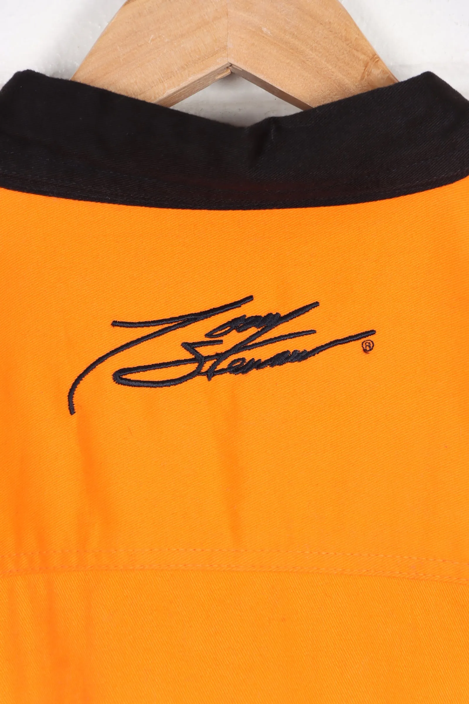 Tony Stewart #20 WINNERS CIRCLE Orange Short Sleeve Shirt (XL)