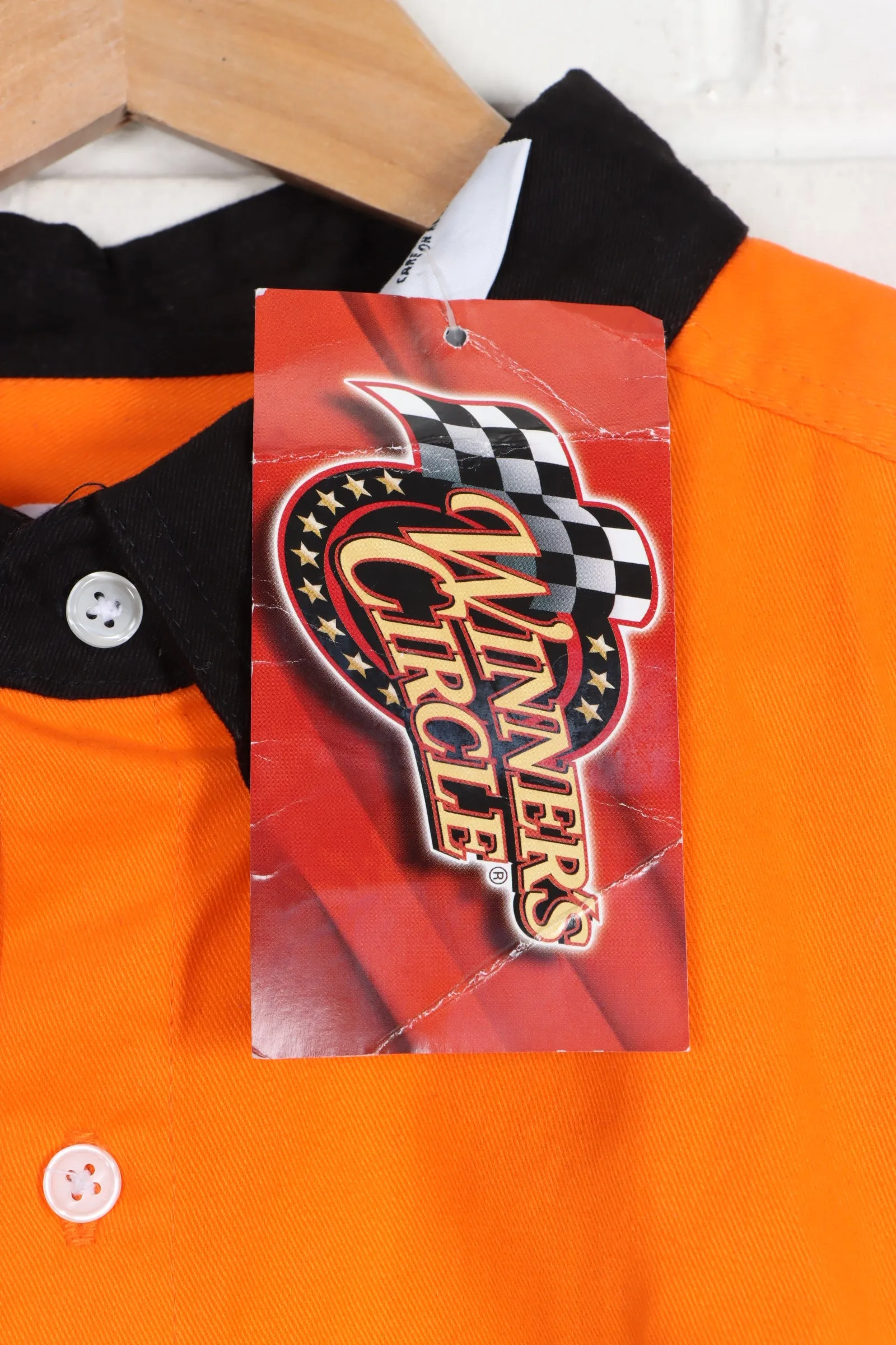 Tony Stewart #20 WINNERS CIRCLE Orange Short Sleeve Shirt (XL)