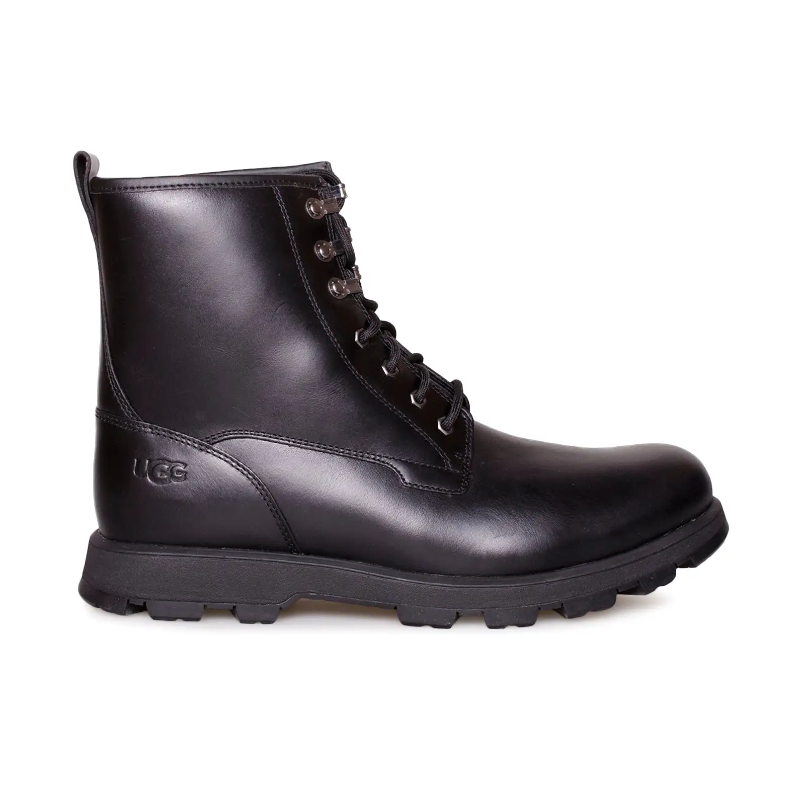 UGG Krikson Black Leather Boots - Men's