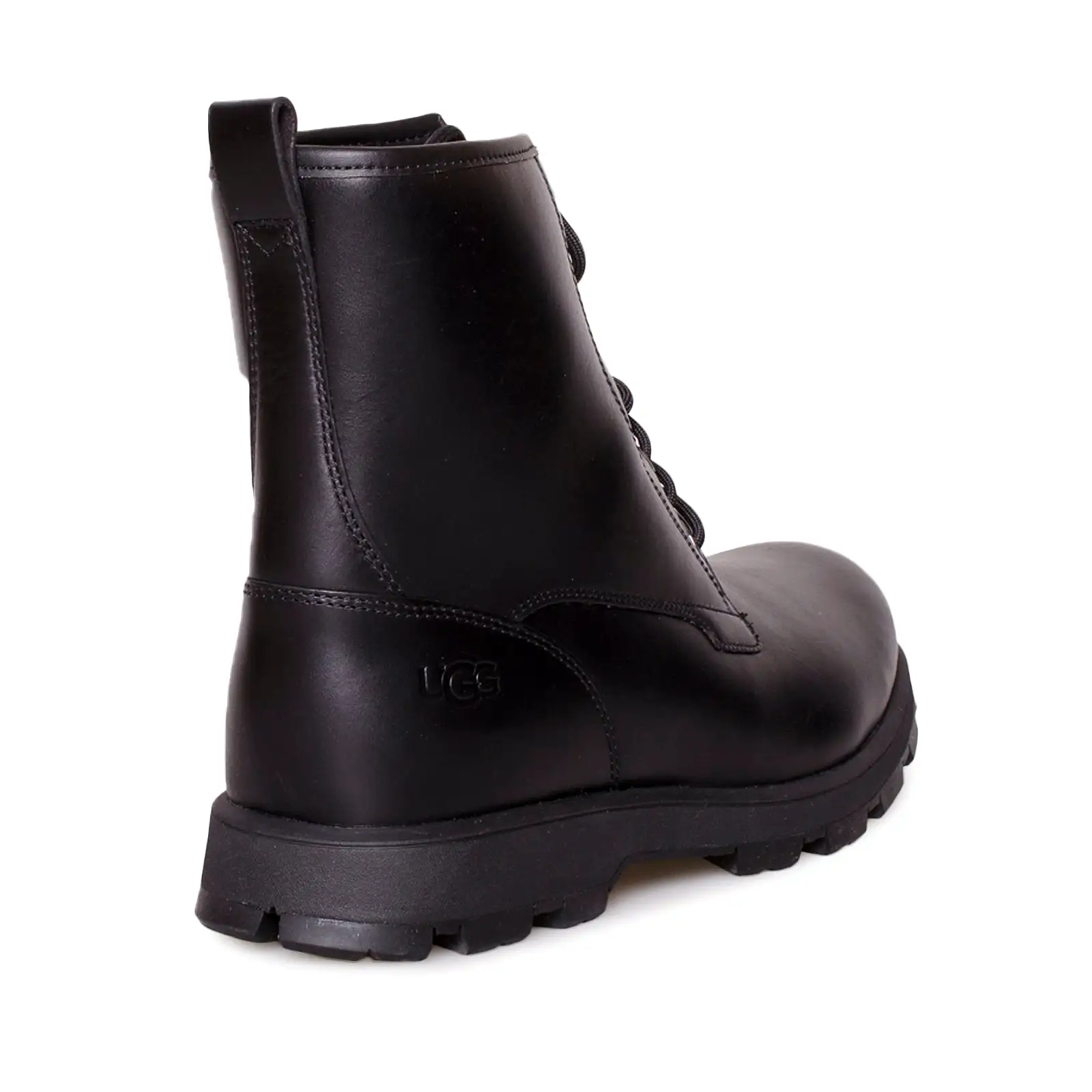 UGG Krikson Black Leather Boots - Men's