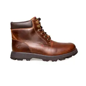 UGG Stenton Chestnut Leather Boots - Men's