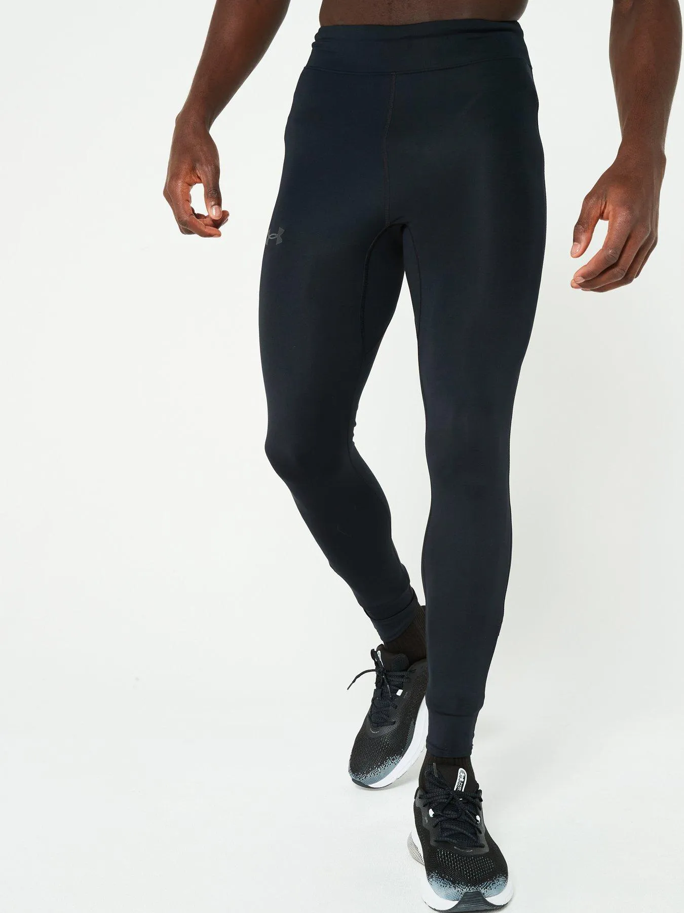 UNDER ARMOUR Mens Running Launch Pro Tights - Black