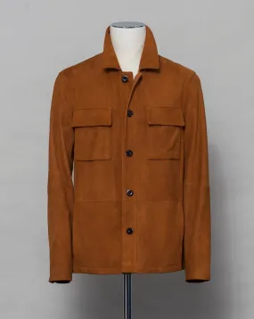 Werner Christ Suede Jacket - Cognac