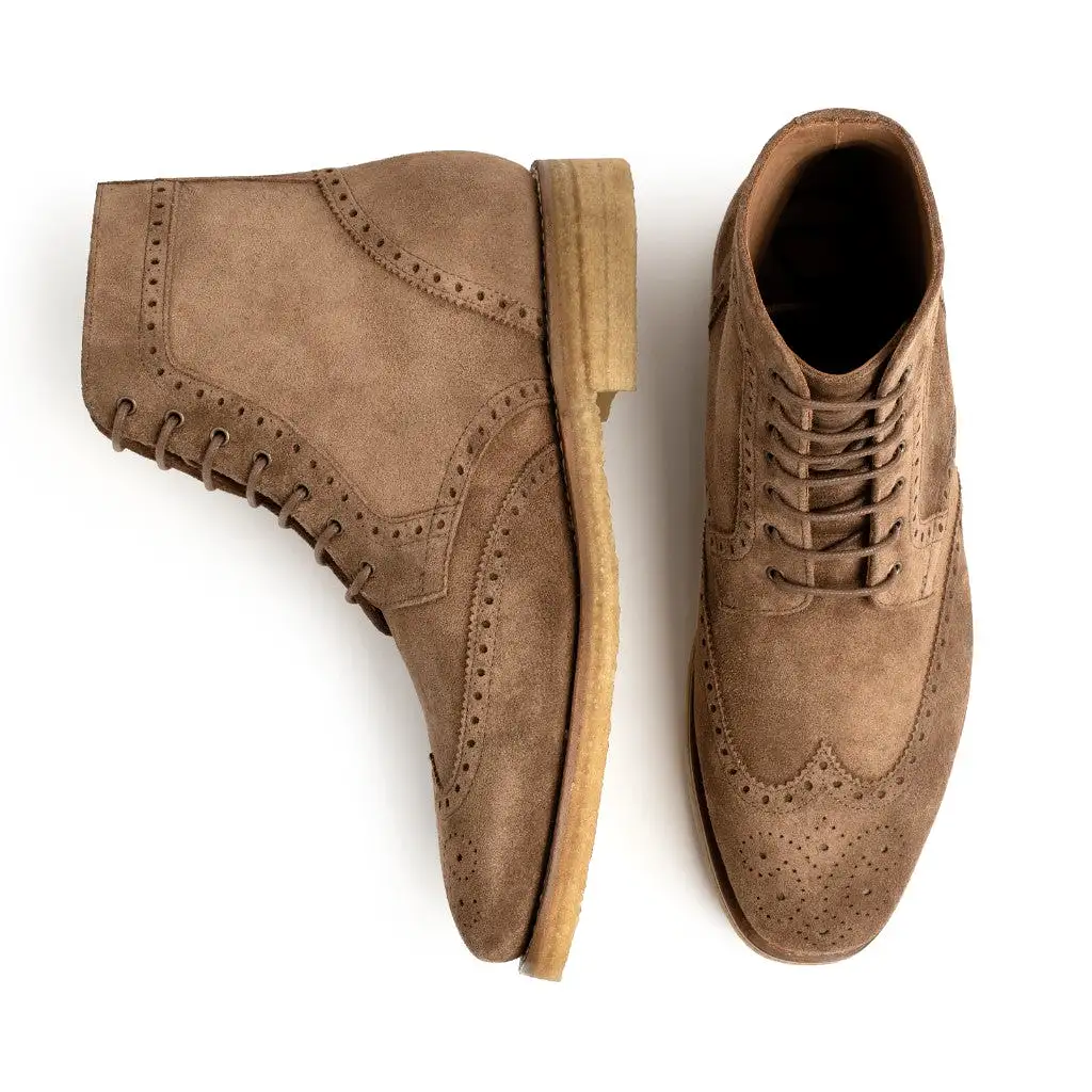 Wingtip | Caramel Suede