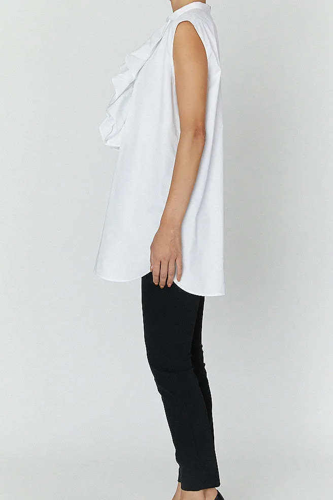 YOKOCHAN  |Casual Style Sleeveless Street Style Plain Cotton